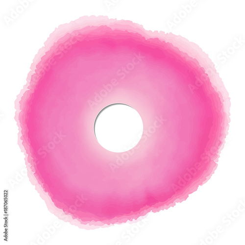 Vector Watercolor Pink Frame
