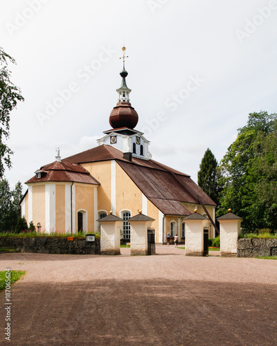 Beautiful church in Leksand, Sweden