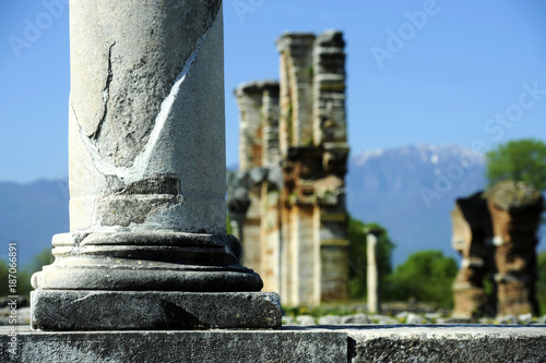 Ancient greece ruins near Kavala