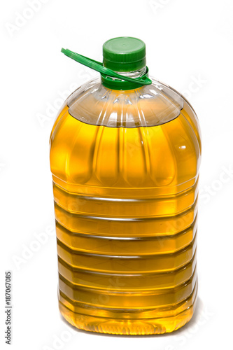 Photography Five litre of olive oil bottle