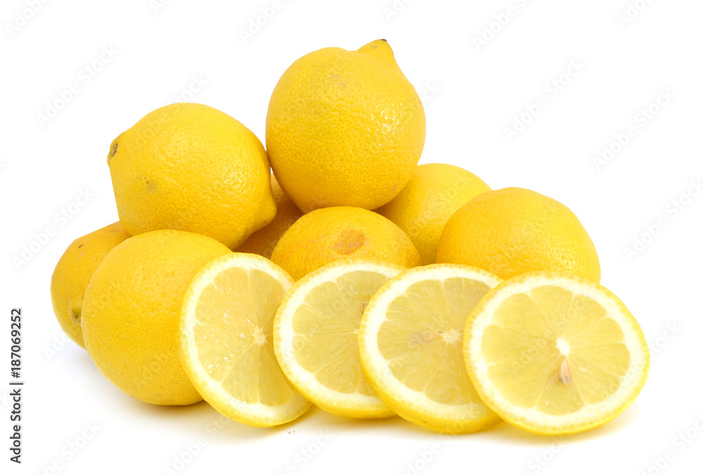 Lemon isolated