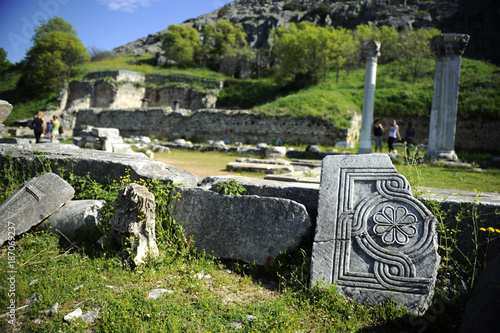 Ancient greece ruins near Kavala