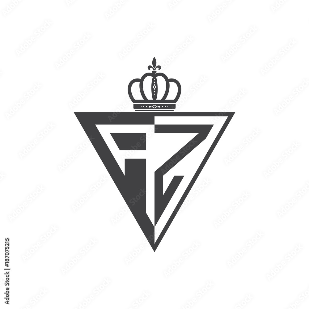 initial two letter half logo triangle black initial two letter half logo triangle black