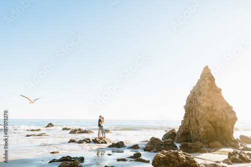 Couple at El Matador Beach
