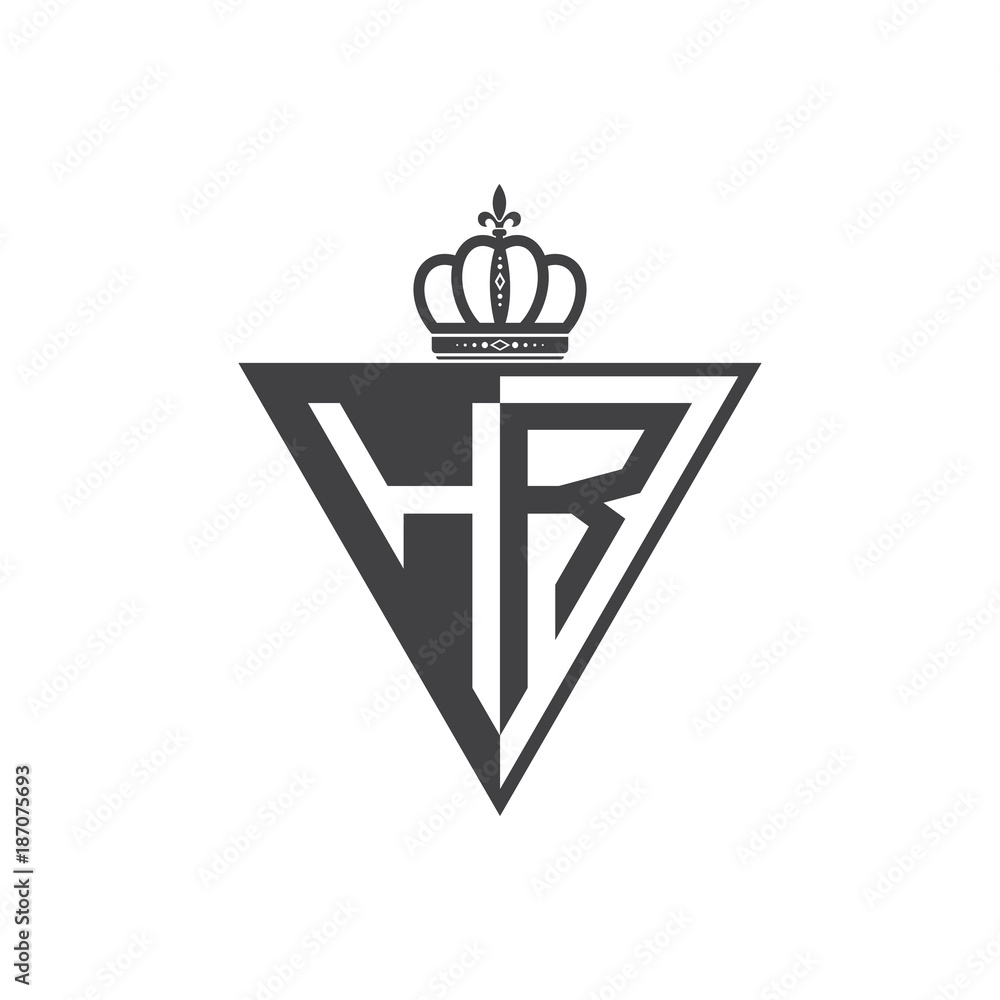 initial two letter half logo triangle black initial two letter half logo triangle black