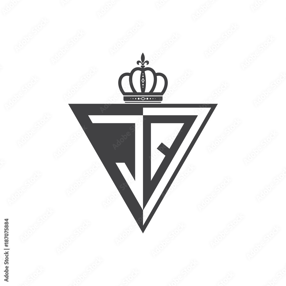 initial two letter half logo triangle black initial two letter half logo triangle black