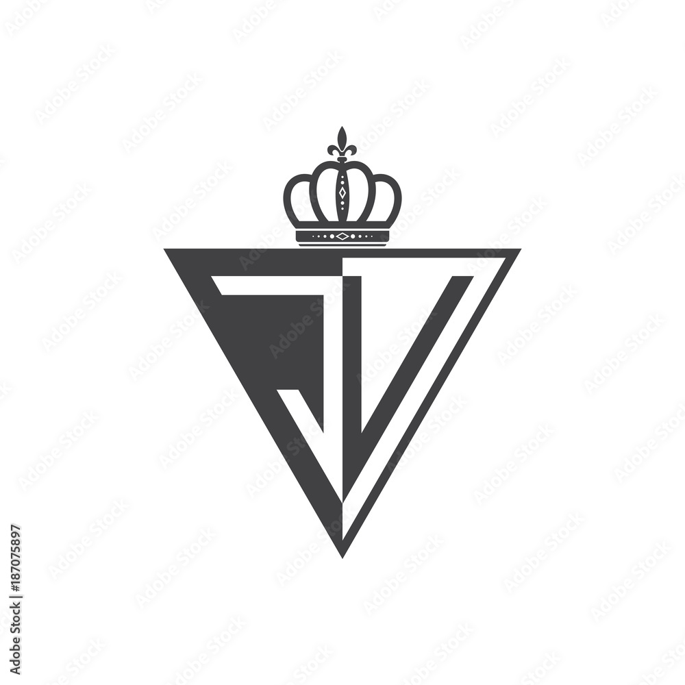 initial two letter half logo triangle black initial two letter half logo triangle black
