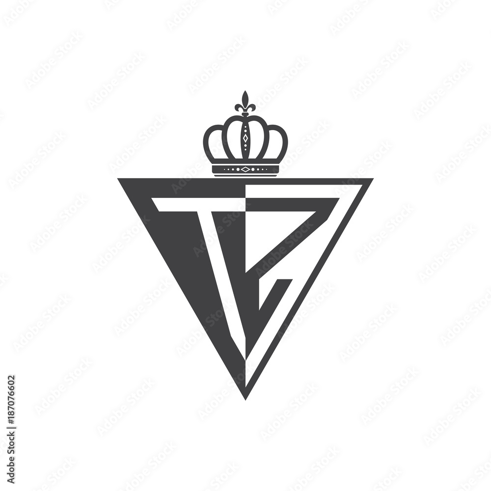 initial two letter half logo triangle UA to UZ black initial two letter half logo triangle UA to UZ black