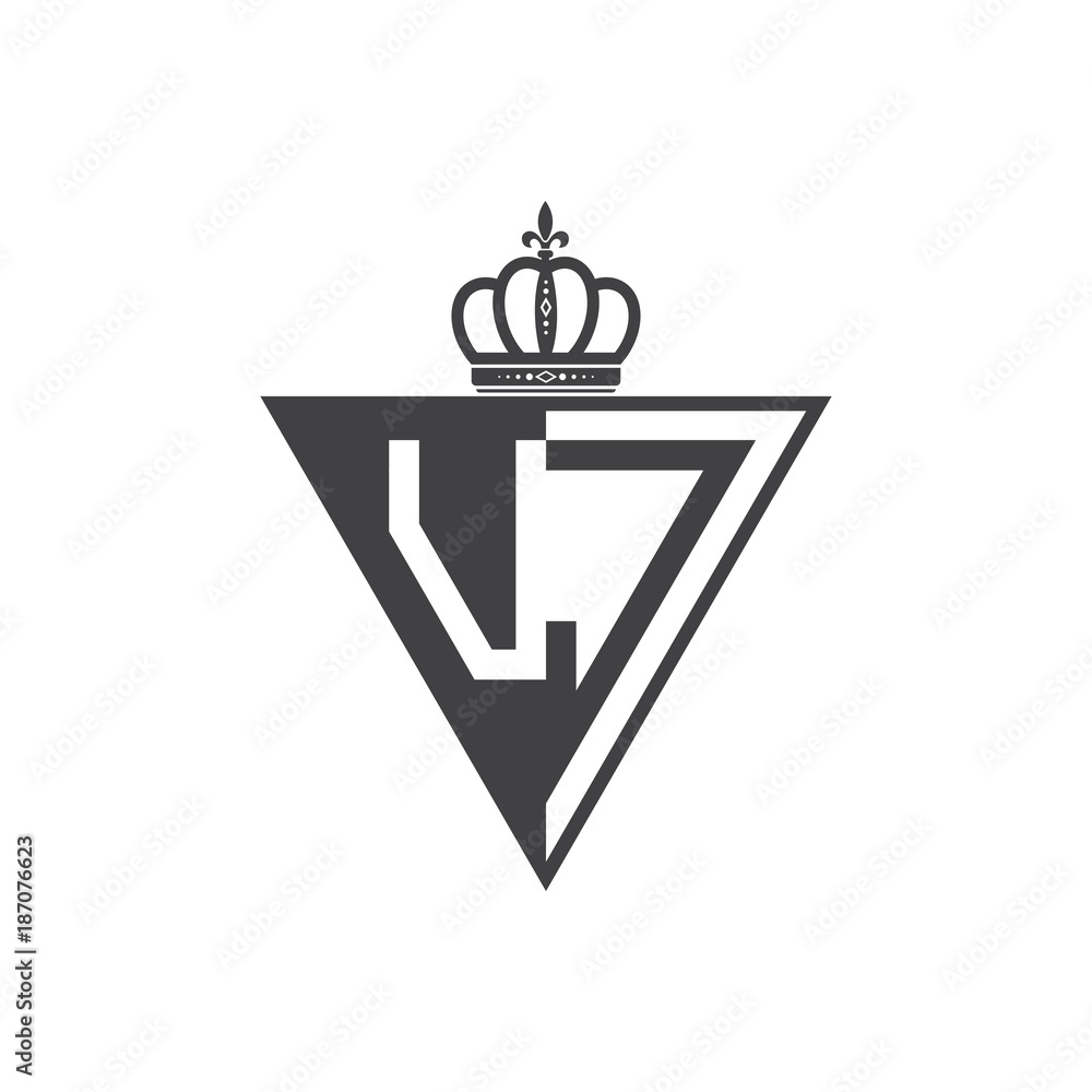 initial two letter half logo triangle black initial two letter half logo triangle black