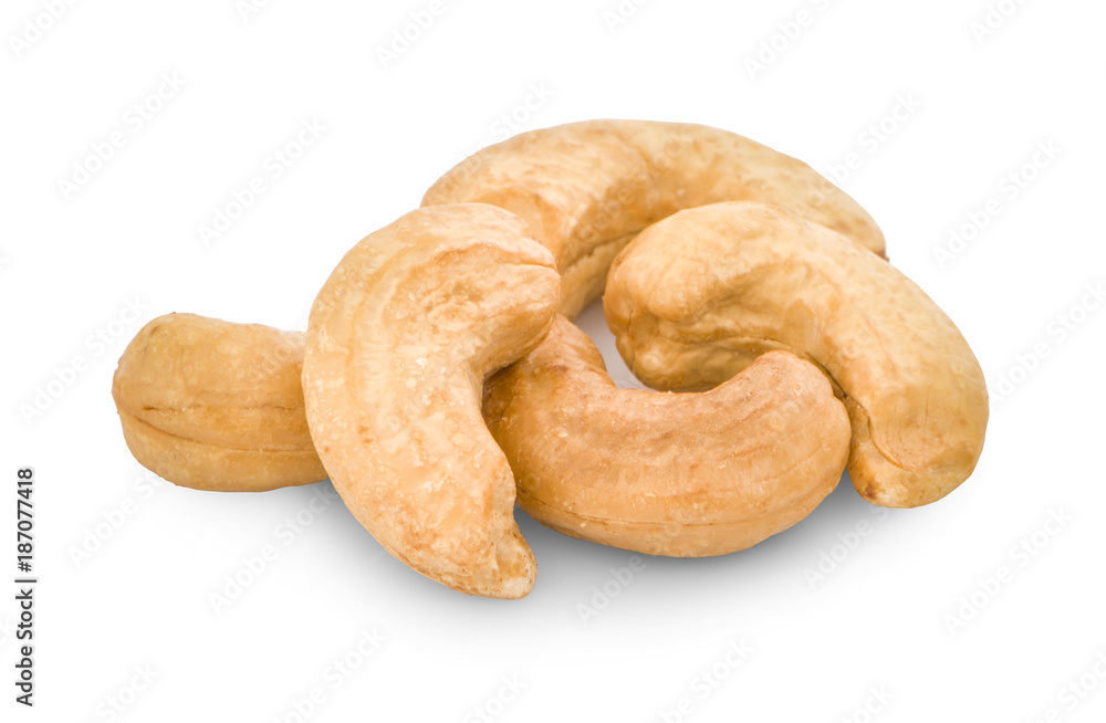 cashew isolated on white background cashew isolated on white background