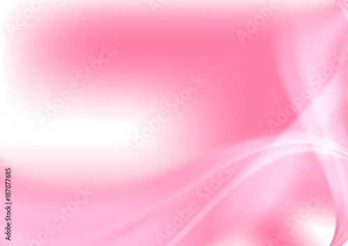 Pink wave abstract background, Vector illustration with copy space
