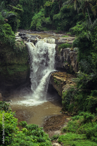 waterfall in the jungle