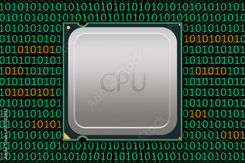 Plakat Generic CPU Labeled with Bad Code
