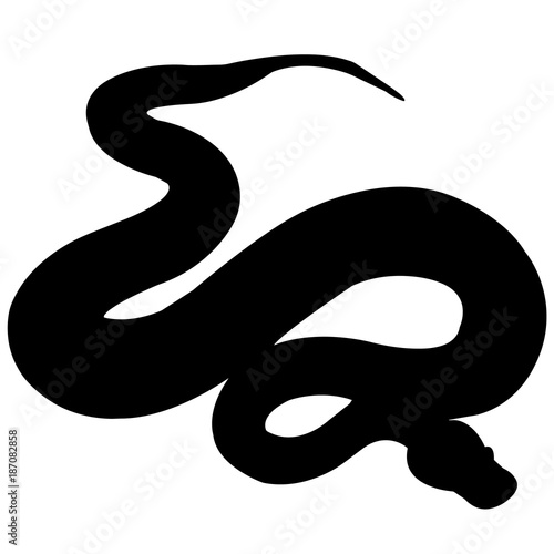 Python Silhouette Vector Graphics