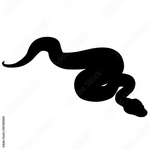 Python Silhouette Vector Graphics