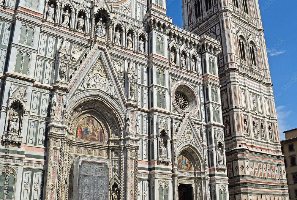 Part of the famous church in Italy Part of the famous church in Italy