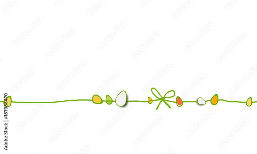 Ostern Hintergrund Band Banner Schleife Ostereier Faden Ostern Hintergrund Band Banner Schleife Ostereier Faden