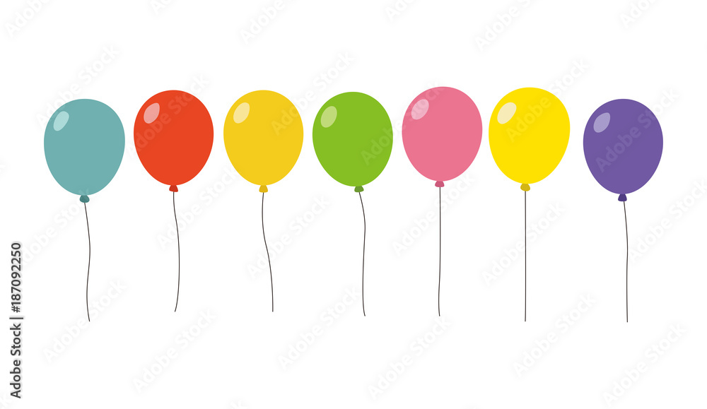 風船 イラスト Stock Vector Adobe Stock
