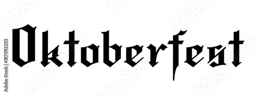 Oktoberfest - typography