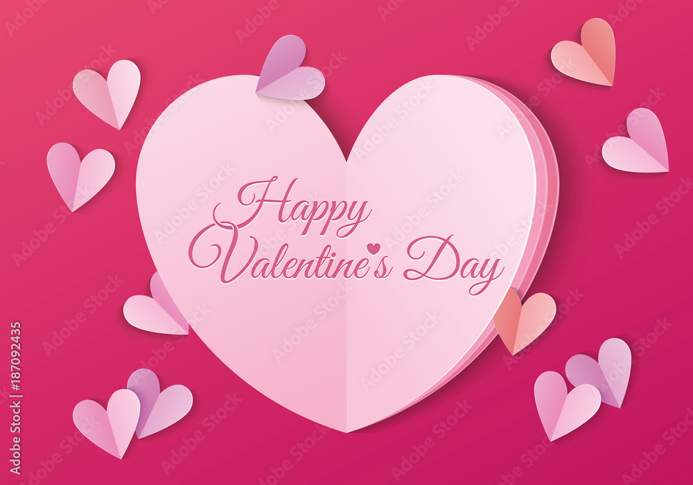 Valentines day banner template Valentines day banner template