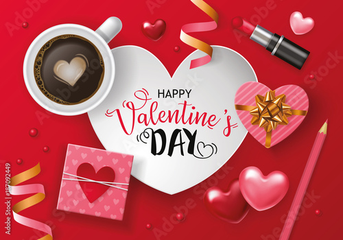 Valentines day banner design