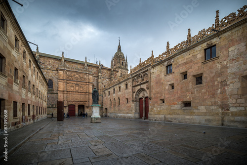 Universidad de Salamanca, fachada de las Escuelas Mayores. photo
