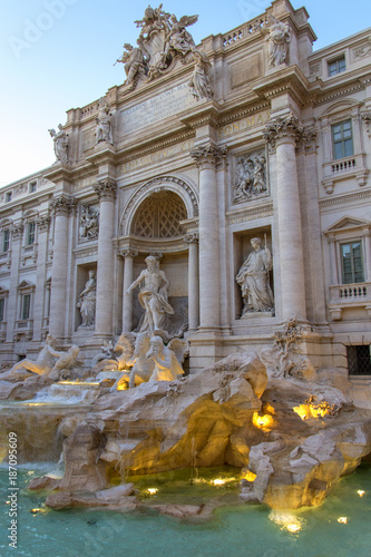 Photography beautiful Rome at Christmas time