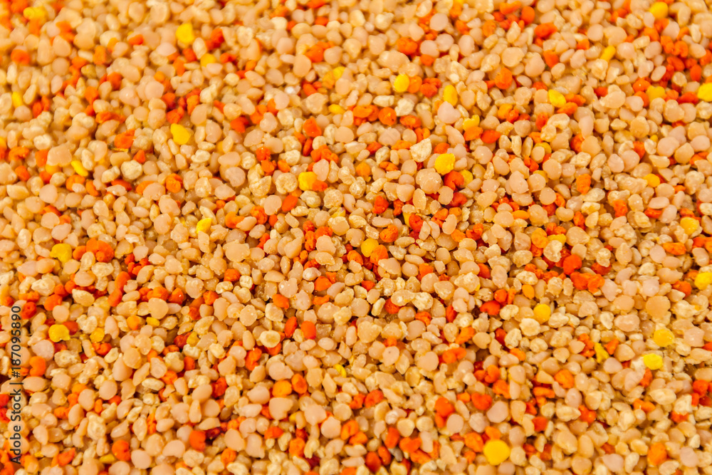 Pile of bee bread, pollen texture Pile of bee bread, pollen texture