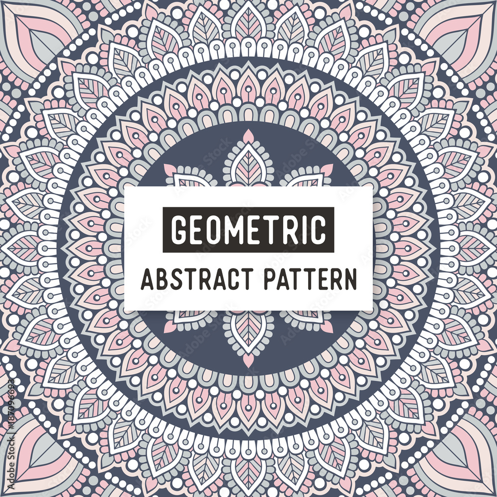 Abstract black and white seamless pattern.