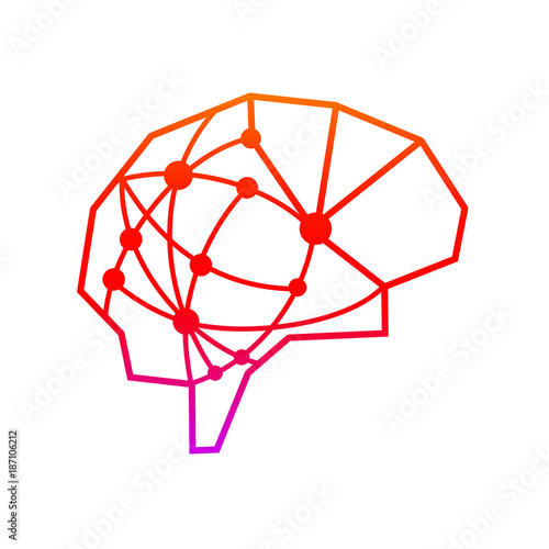 brain logo vector