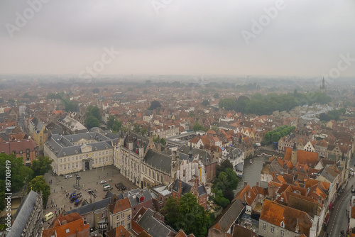 View of Bruges from the Tower in the Square