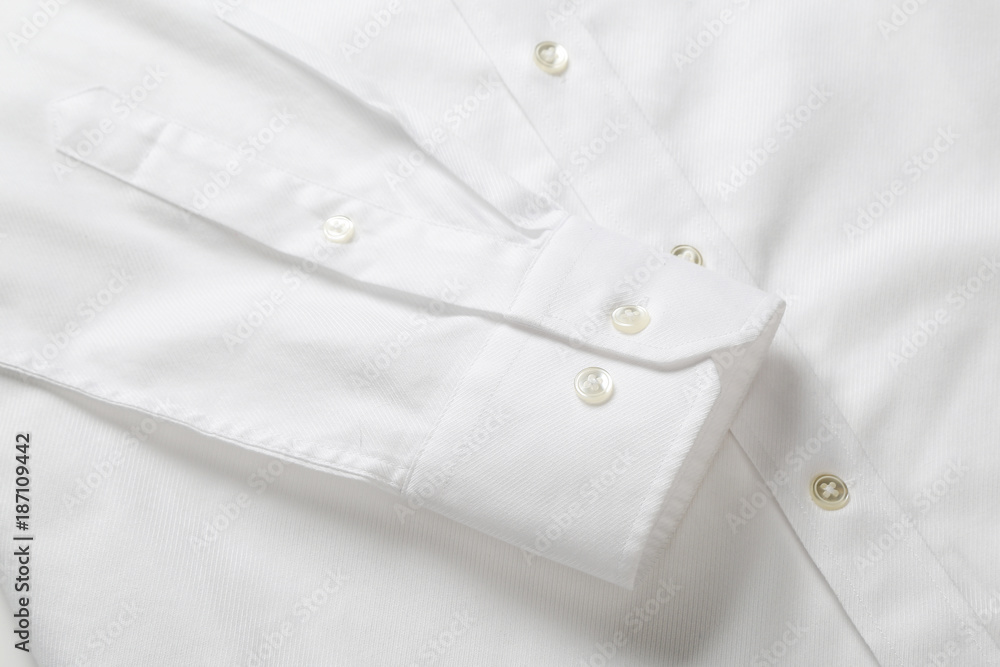 White shirt cuffs