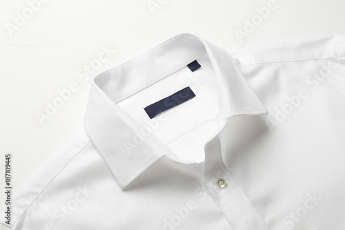 White shirt collar