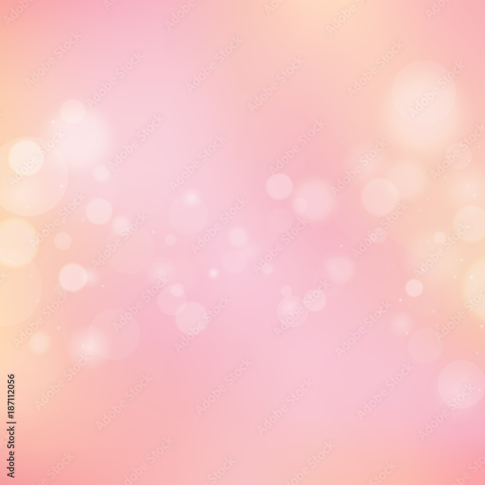 pink light background.