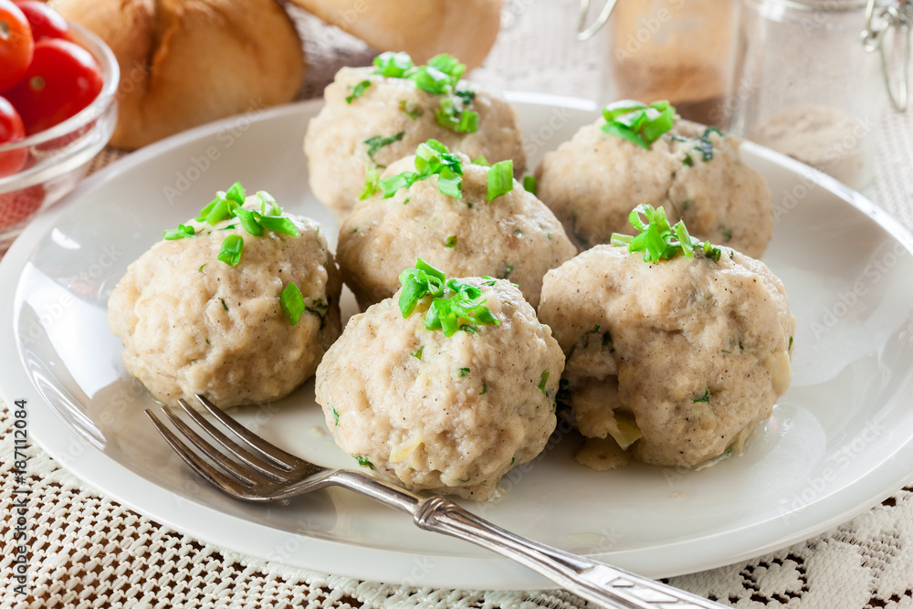 Homemade bavarian bread dumplings Homemade bavarian bread dumplings