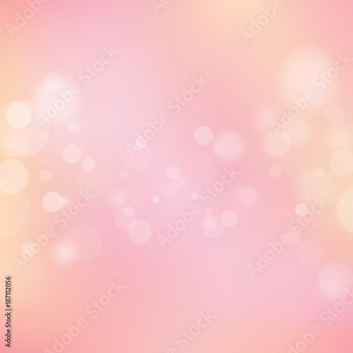pink light background.
