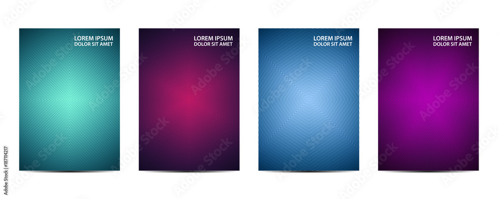 Minimal abstract covers design. Poster with graphics background. Vector illustration
