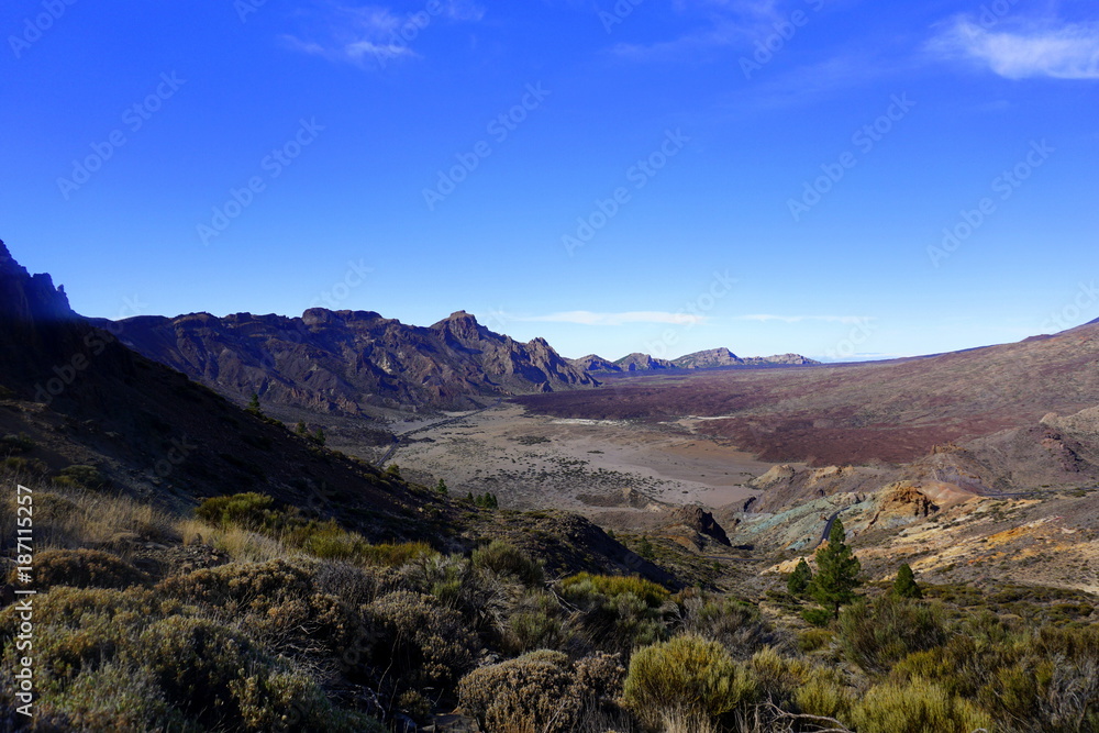 el teide montana guajara teneryfa ocean 