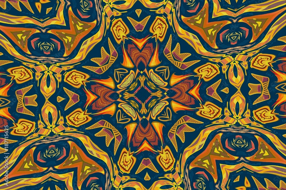 pattern with dark colors background 