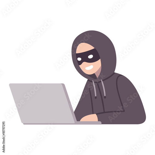 Computer hacker thief