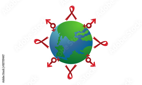 design element for hiv aids