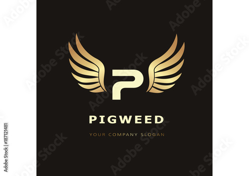 letter P logo Template for your company