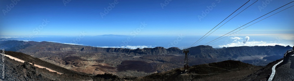 Fototapeta premium Vistas desde el Teide