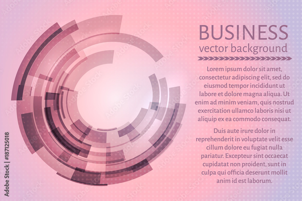 Pink purple circle business background. Technology concept. Easy to edit design template. Vector illustration. Pink purple circle business background. Technology concept. Easy to edit design template. Vector illustration.