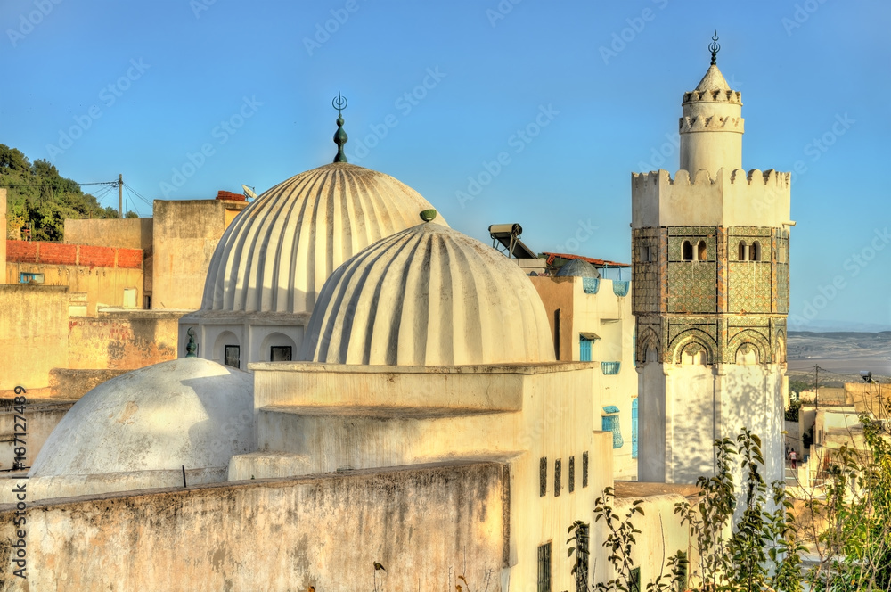 Sidi Bou Makhlouf Mosque at El Kef in Tunisia