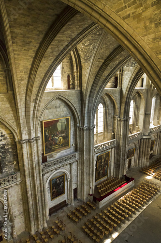 int  rieur de la cath  drale Saint-Andr   de Bordeaux