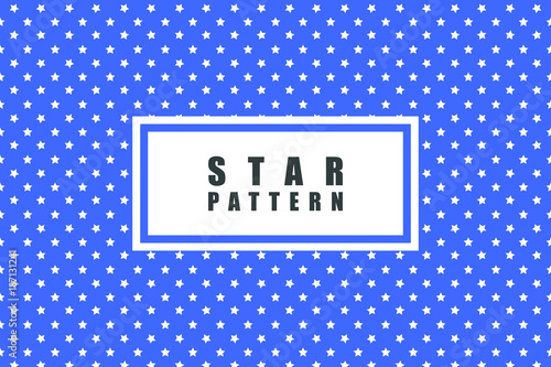 Star objects vector pattern. Geomteric pattern for background or texture
