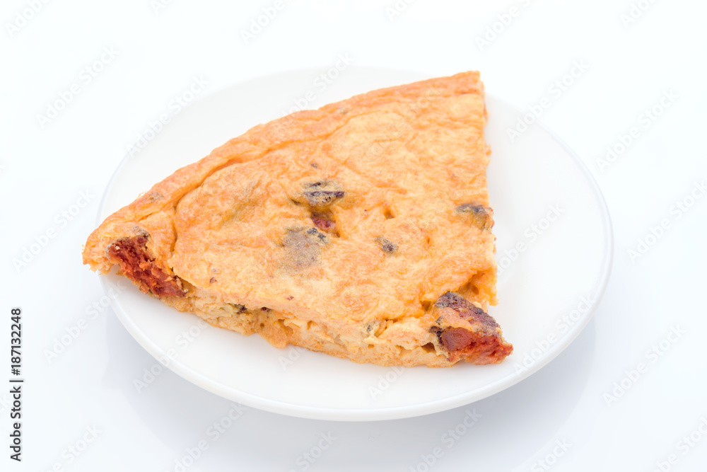 Spanish homemade chorizo tortilla Spanish homemade chorizo tortilla