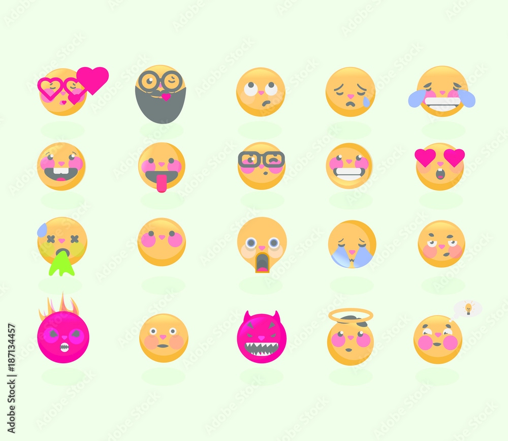 Emoticon set Emoticon set