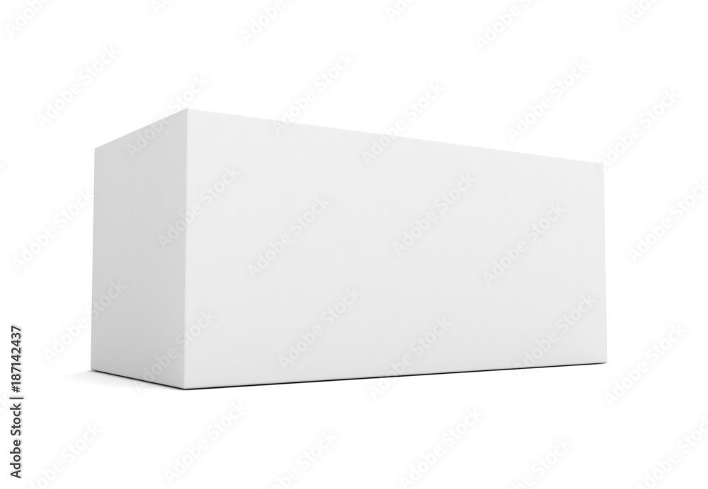 blank retail product box concept 3d illustration blank retail product box concept 3d illustration